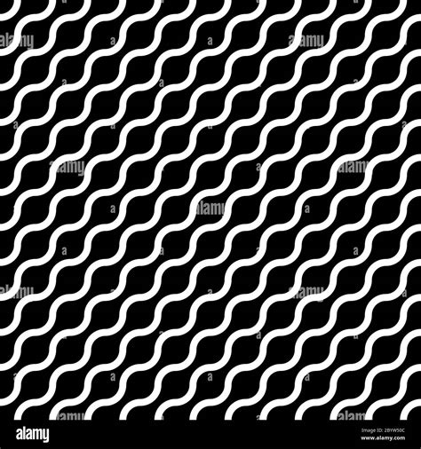 Repeating Black White Wave Pattern Hi Res Stock Photography And Images