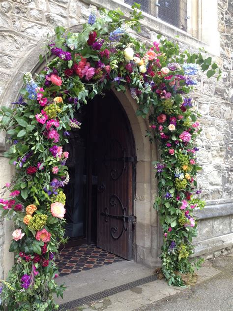 Maybe you would like to learn more about one of these? 10 Adorable DIY Floral Wedding Arch | Church wedding ...