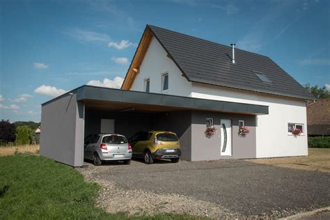 Maison 2 Pans Et Garage à Toit Plat Romagny Maisons Abt