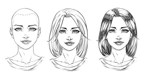 How To Draw Comic Style Hair 3 Ways Step By Step