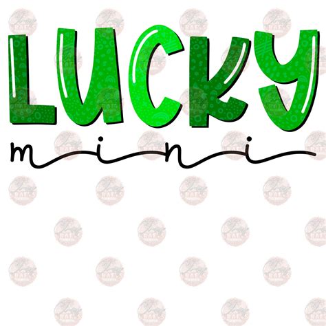 Lucky Mini 2 Sublimation Transfer Classy Crafts