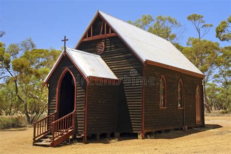 Old Country Church Stock Image Image Of Australia Door 7593261