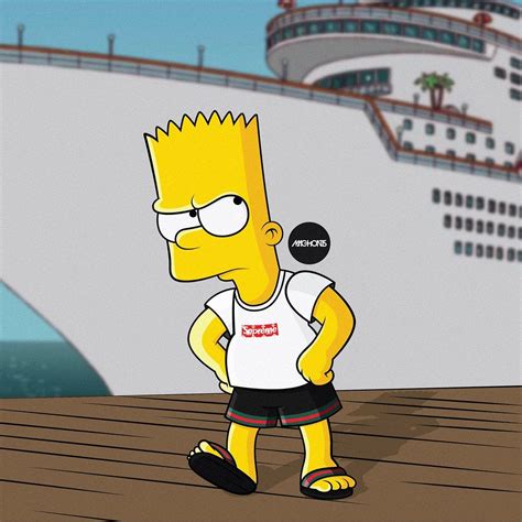 Bart Simpson With Jordans Wallpapers On Wallpaperdog