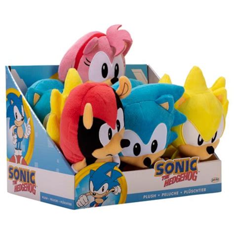 Sonic The Hedgehog 7 Inch Basic Plush Wave Assorted Toys4me