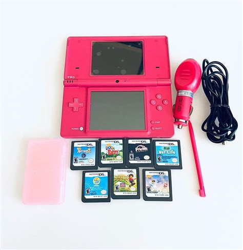 Dsi Nintendo Console Pink 7 Games Mercari Nintendo Nintendo