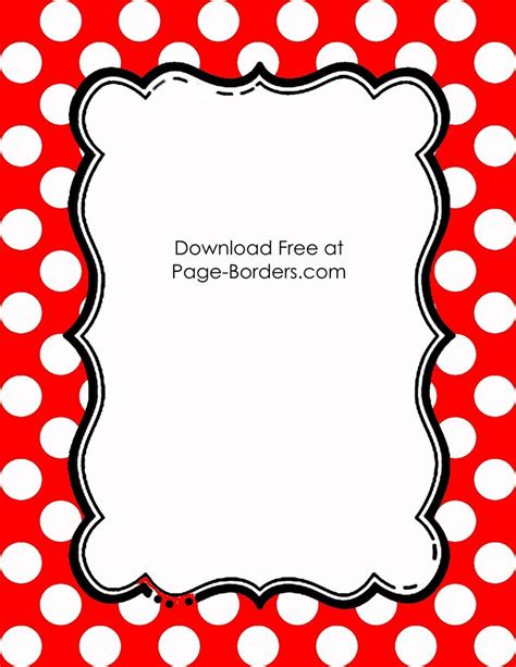 A Purple And White Polka Dot Background With The Words Free At Page Borders