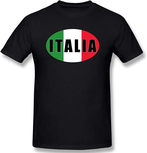 italian flag men s basic casual short sleeve t shirt cotton tee xxl uk clothing