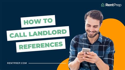 How To Call Tenants Landlord References Youtube