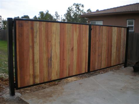 Metal Gate Frame For Wood Fence Property And Real Estate For Rent