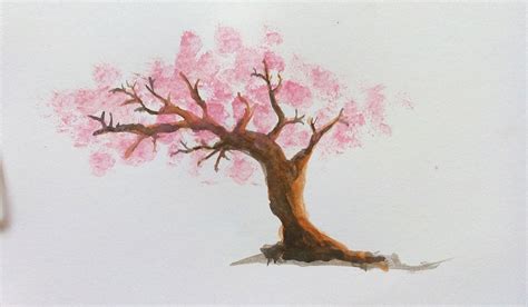 mewarnai pohon  watercolor mayagami