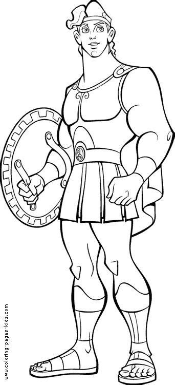 Hercules Color Page Disney Coloring Pages Color Plate Coloring Sheet