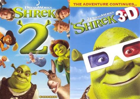 Shrek 2shrek 3 D Party In The Swamp Ws Includes 4 Pairs Of 3 D