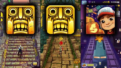 Temple Run 2 Sky Summit Vs Temple Run Vs Subway Surfers Mexico