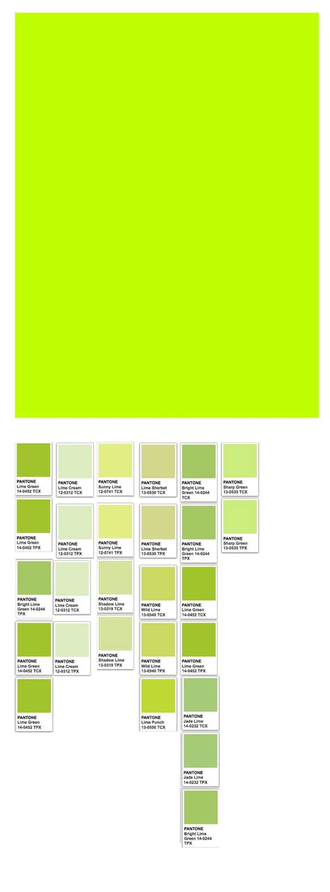 Lime Web And Related Pantone Colors Pantone Neon Colori