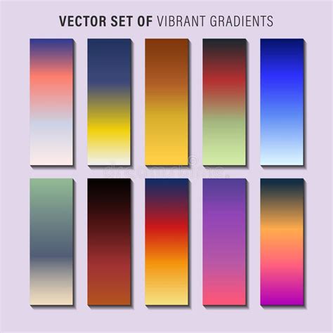 Vibrant Colorful Gradients Pallete An Example Of A Bright Color