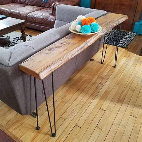 Gallery of long narrow sofa table. Narrow console table, Reclaimed Wood Table, Accent Table ...