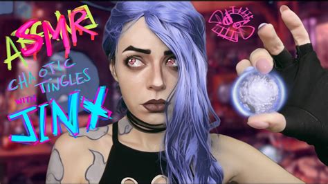 ASMR CHAOTIC Tingles With JINX Arcane Roleplay Tapping Binaural Effects YouTube