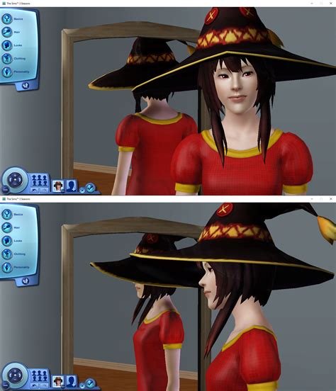 Sims 3 Cc Megumin Hat And Hair By Bustyscenegirl On Deviantart
