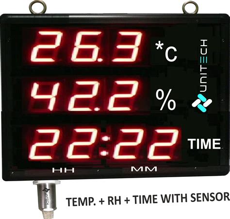 Digital Led Large Display Temperature Humidity Indicator Rs 7800 Unit