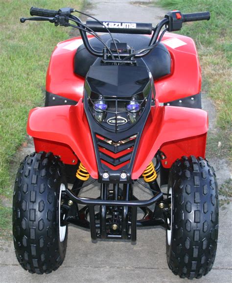 No spark, the stator shows good ohms and i know it needs some kind of switch as the start switch won't work. Kazuma Lacoste 110cc ATV