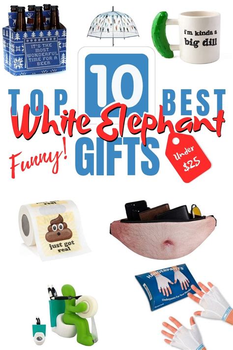 Top Best Funny White Elephant Gifts Under In