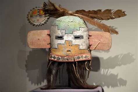 Paris The Hilili Sacred Mask Of The Hopi Arizonas Indian Tribe 70 Masks Will Be Auctioned On