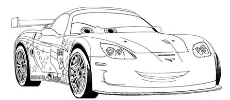 Jeff Corvette Coloring Page - Corvette car coloring pages | Corvette