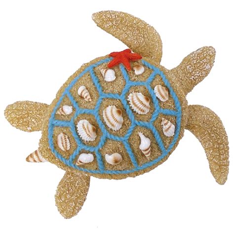 Sea Turtle Resin Figurine Sea Turtle Decor California Seashell Company