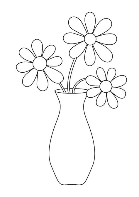 612x792 flower vase coloring page download free flower vase coloring. Coloring Pages | Jasmine Flower in Vase Coloring Page