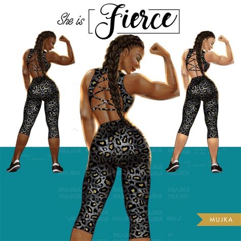 brave quotes layered vinyl create digital product she is fierce athletic women fist