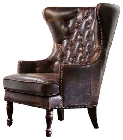 This high back chair is made of the seraphine mink fabric which is. Lazzaro Leather Sedgefield Wing Back Tufted Back Chair ...