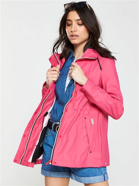 Lightweight Rubberised Jacket Bright Pink Jackets Bright Pink