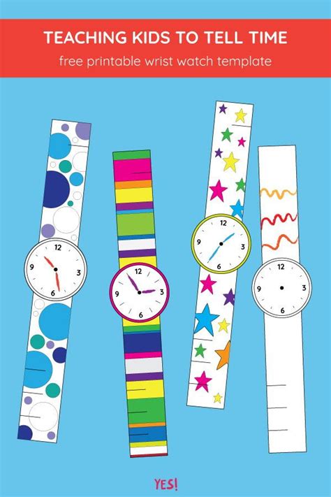 Printable Paper Watch Template for Kids - YES! we made this | Creative