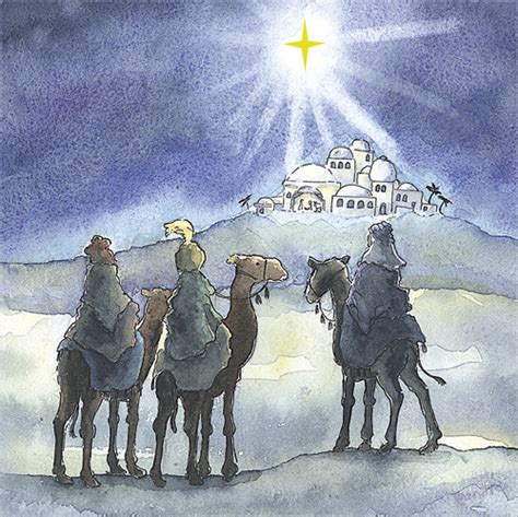 Three Wise Men Charity Christmas Cards By Flamingo Paperie