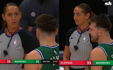 When Luka Doncic Got Flirty With Referee Ashley Moyer Gleich On Court
