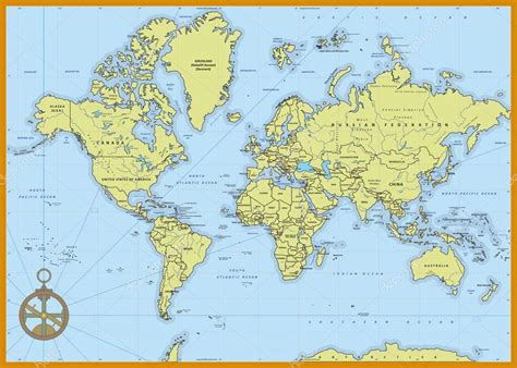 Cartina Mondo Politica Grande