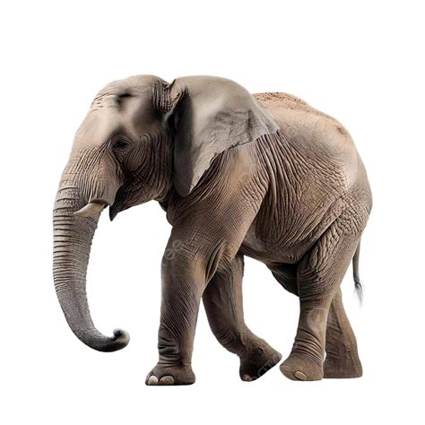 Isolated Elephant On White Background Elephant Animal Cartoon