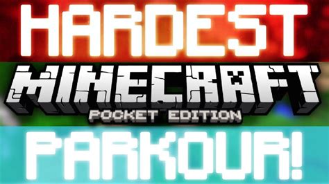 Hardest Mcpe Parkour Map Ever Noob Plays Parkour Map Minecraft Pe 1