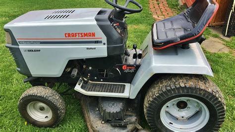 Enter your craftsman model number below. SEARS CRAFTSMAN Garden Tractor - YouTube