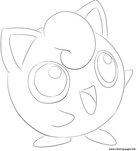 039 Jigglypuff Pokemon Coloring Pages Printable