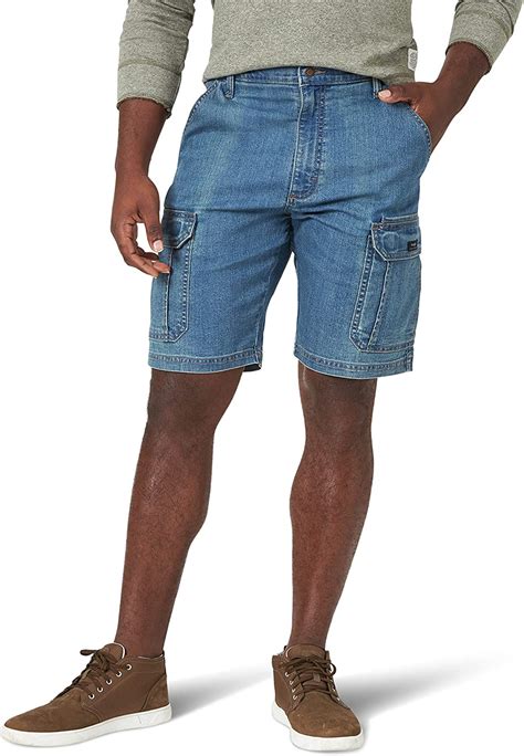 Wrangler Authentics Mens Classic Relaxed Fit Stretch Cargo Short
