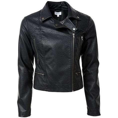 Lily Loves Leather Look Biker Jacket Black Target Australia Black