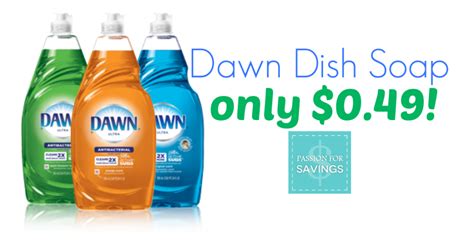 Dawn Dish Soap Coupons 049 At Walgreens Passion For Savings