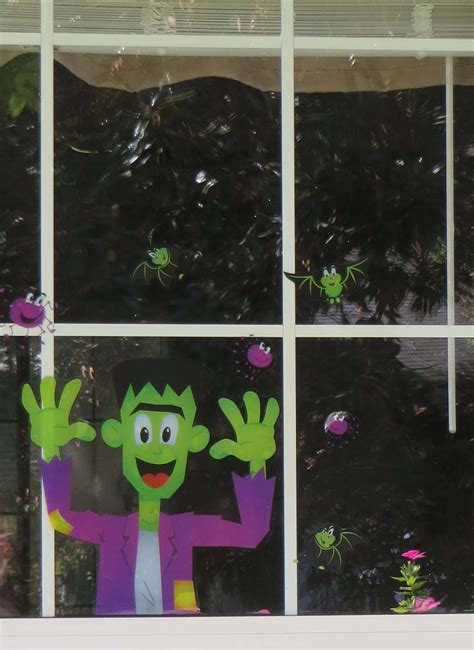 Cute Halloween Window Decorations For Only 1thoughts