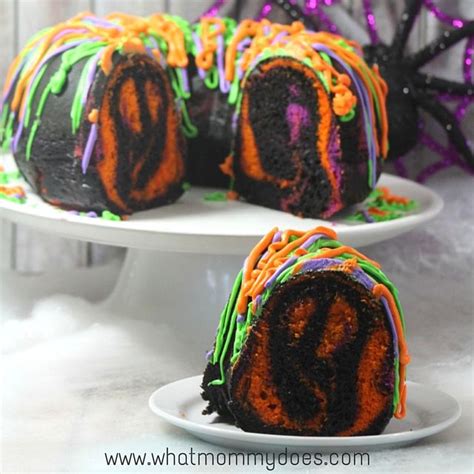 Eye Popping Spooky Halloween Bundt Cake Recipe Fun Halloween
