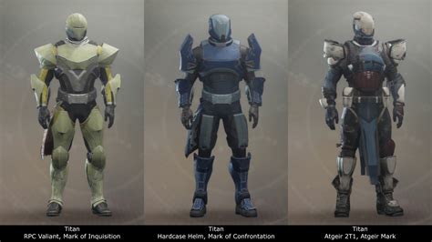 Destiny 2 Titan Armor Progression Test Youtube