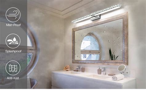 Modern luxury bedroom interior, beautiful minimalistic design. 40 Inches SOLFART Crystal Long Bathroom Vanity Lights ...
