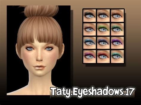 Tatygaggs Ts4 Tatyeyeshadows17 Eyeshadow Sims 4 Update Make Up