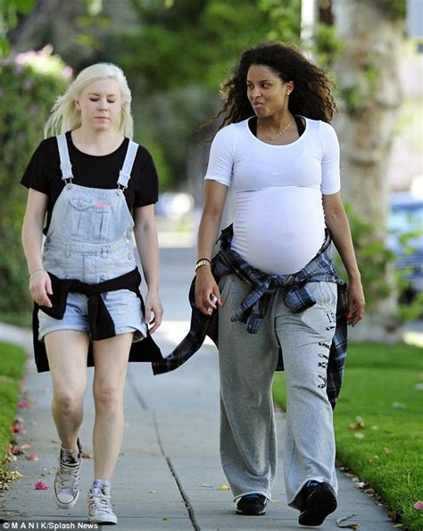 Heavily Pregnant Ciara Jogs With Her Big Baby Bump 1 Entertainment Blog