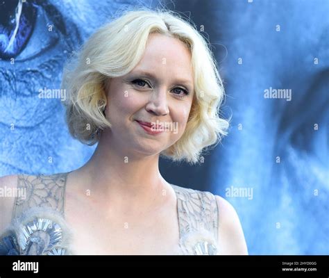 gwendoline christie attending the season seven premiere of hbo s game of thrones held at the